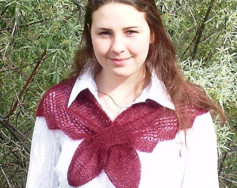 Japanese Mystery Scarf- knitting pattern instant download