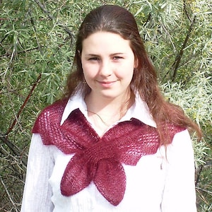 Japanese Mystery Scarf- knitting pattern instant download