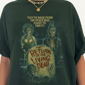 Camiseta de El regreso de los muertos vivientes, Tarman, Zombies, Camiseta de películas de terror