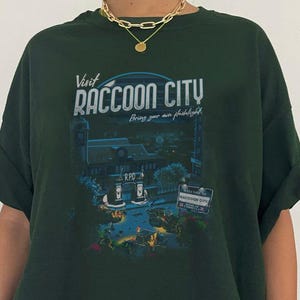 Vintage Visit Raccoon City shirt, Racoon City retro shirt