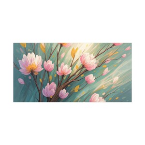 Canvas Art | Spring Inspired Flowers | Matte Canvas Print | Stretched ...
