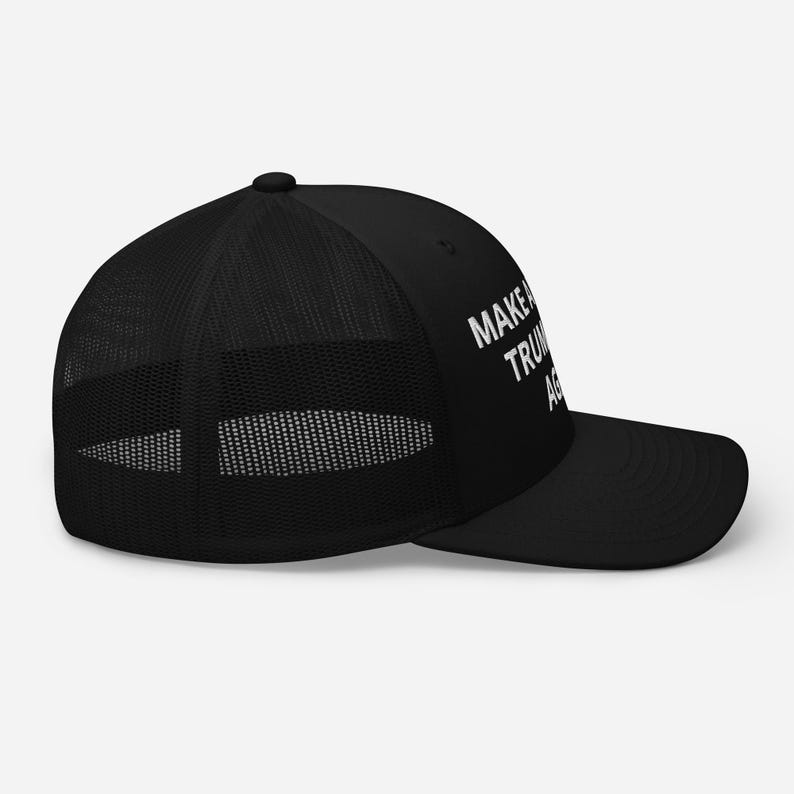 Make America Trumpless Again Black/White Hat, Anti Trump Hat, Political Statement Cap, Protest Hat, Liberal Gift, Democracy Supporter Cap