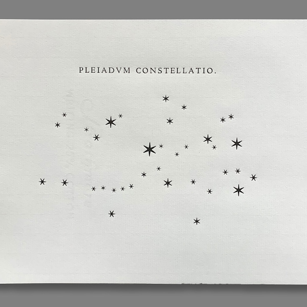Sidereus Nuncius: Pleiadvm Constellatio