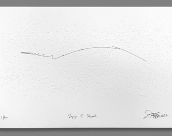 Voyager I Skypath Editioned Letterpress Print