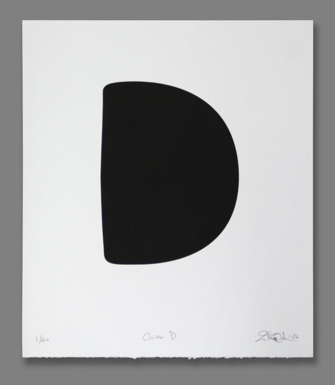 Letter Counter Print - Etsy