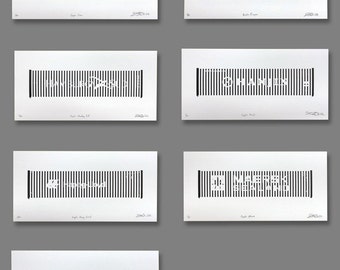 Graphic Shipping Containers Set