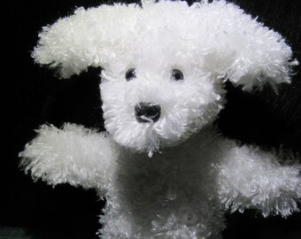 black cockapoo stuffed animal