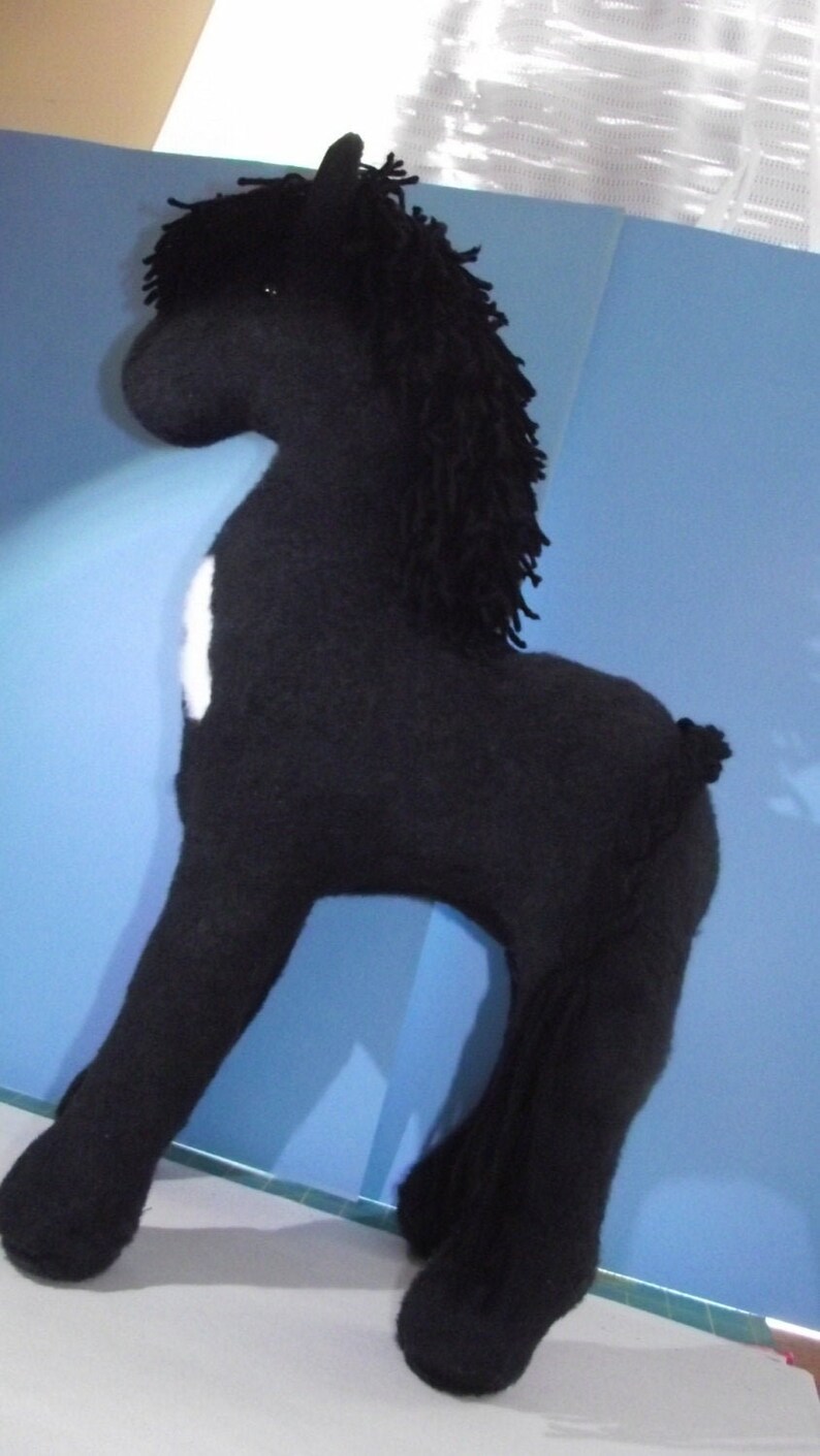 large soft toy horse