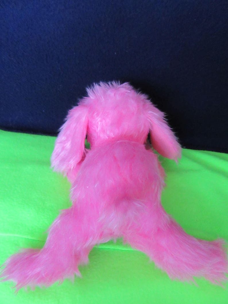 Pink Faux Fur Puppy TOY