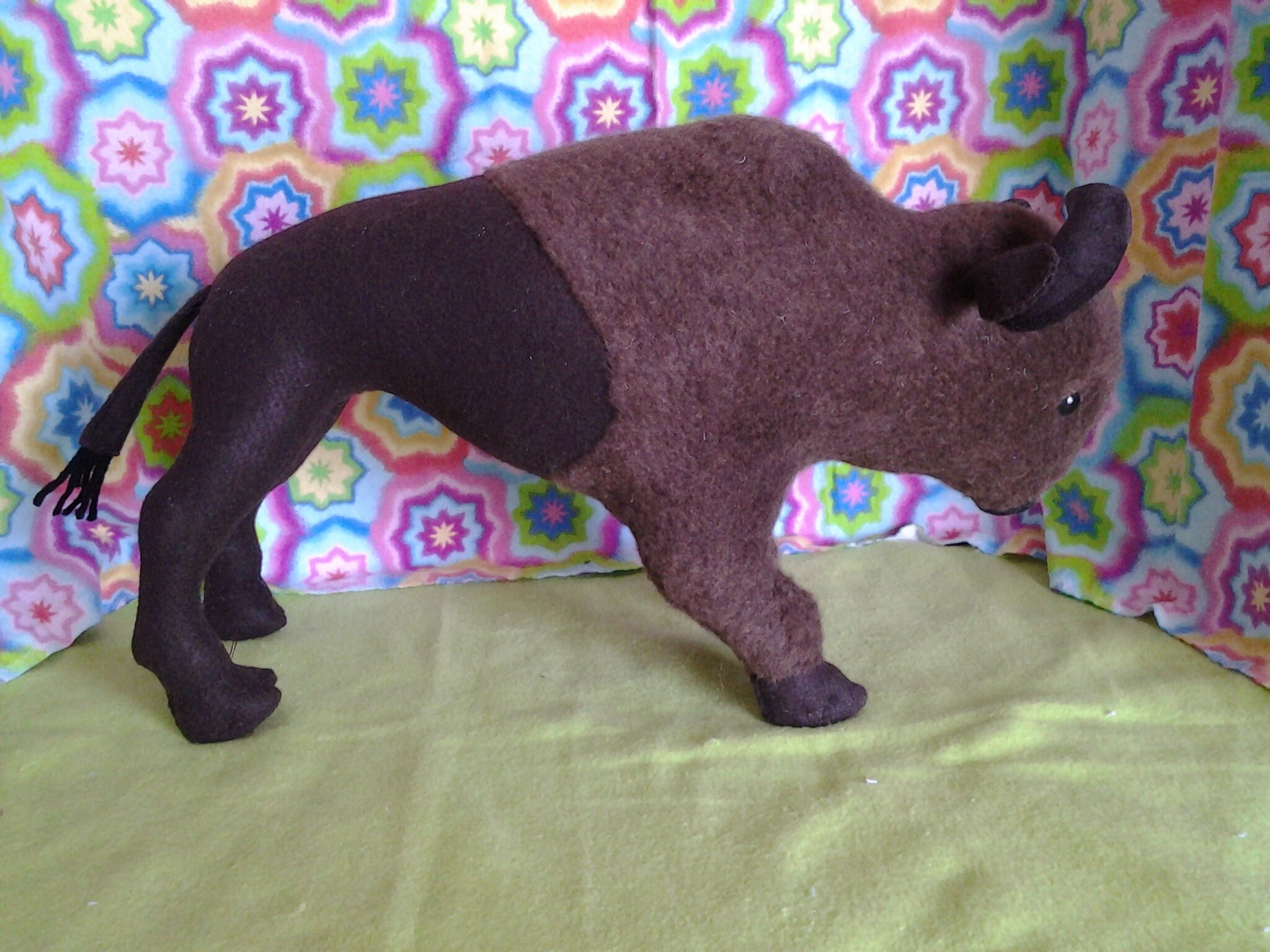Buffalo American Bison Stuffed Animal Paper Sewing Pattern Etsy.de