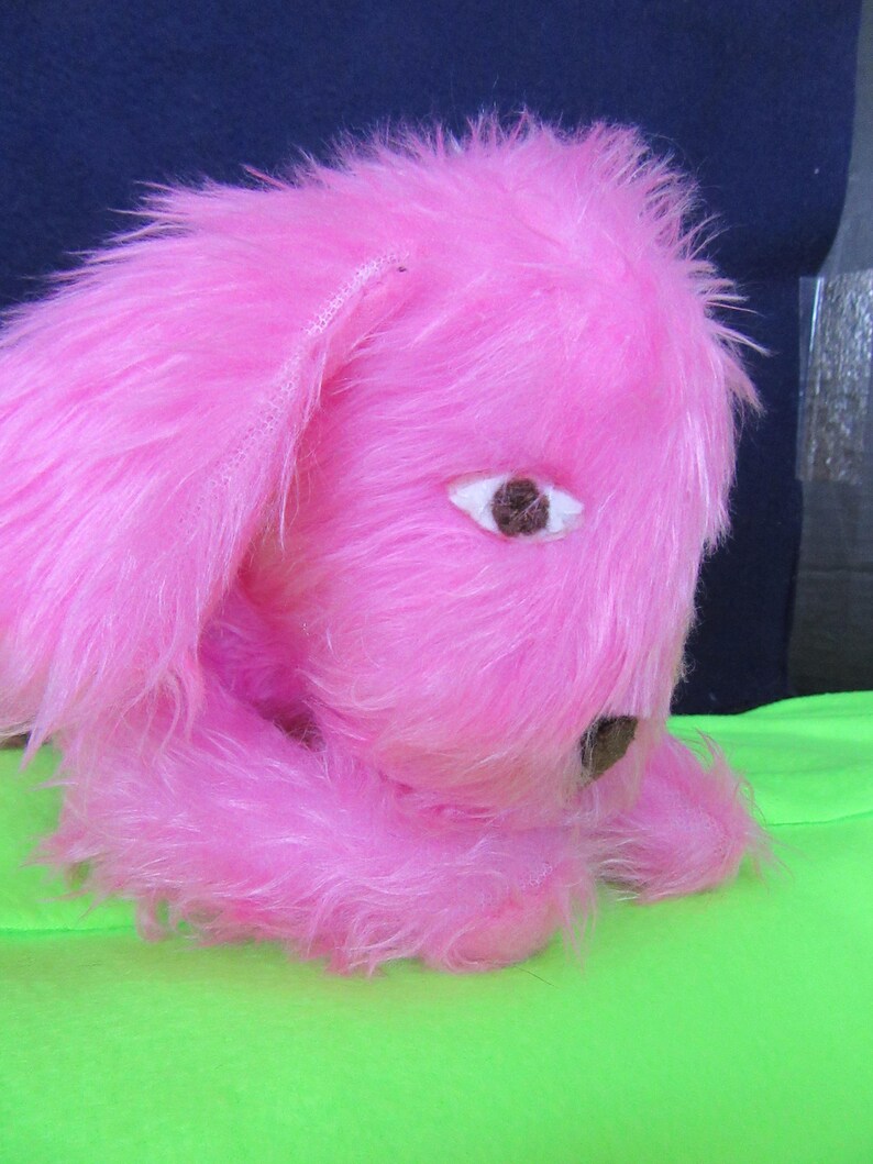 Pink Faux Fur Puppy TOY