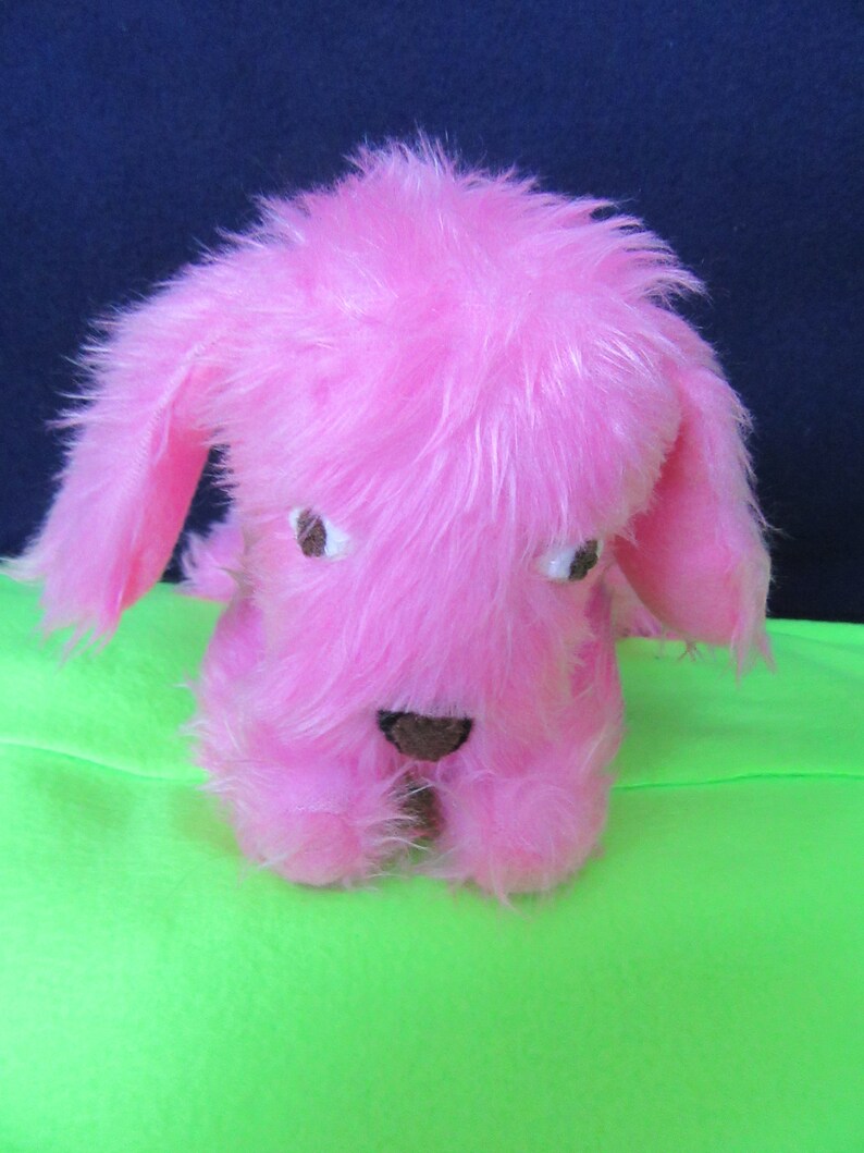 Pink Faux Fur Puppy TOY