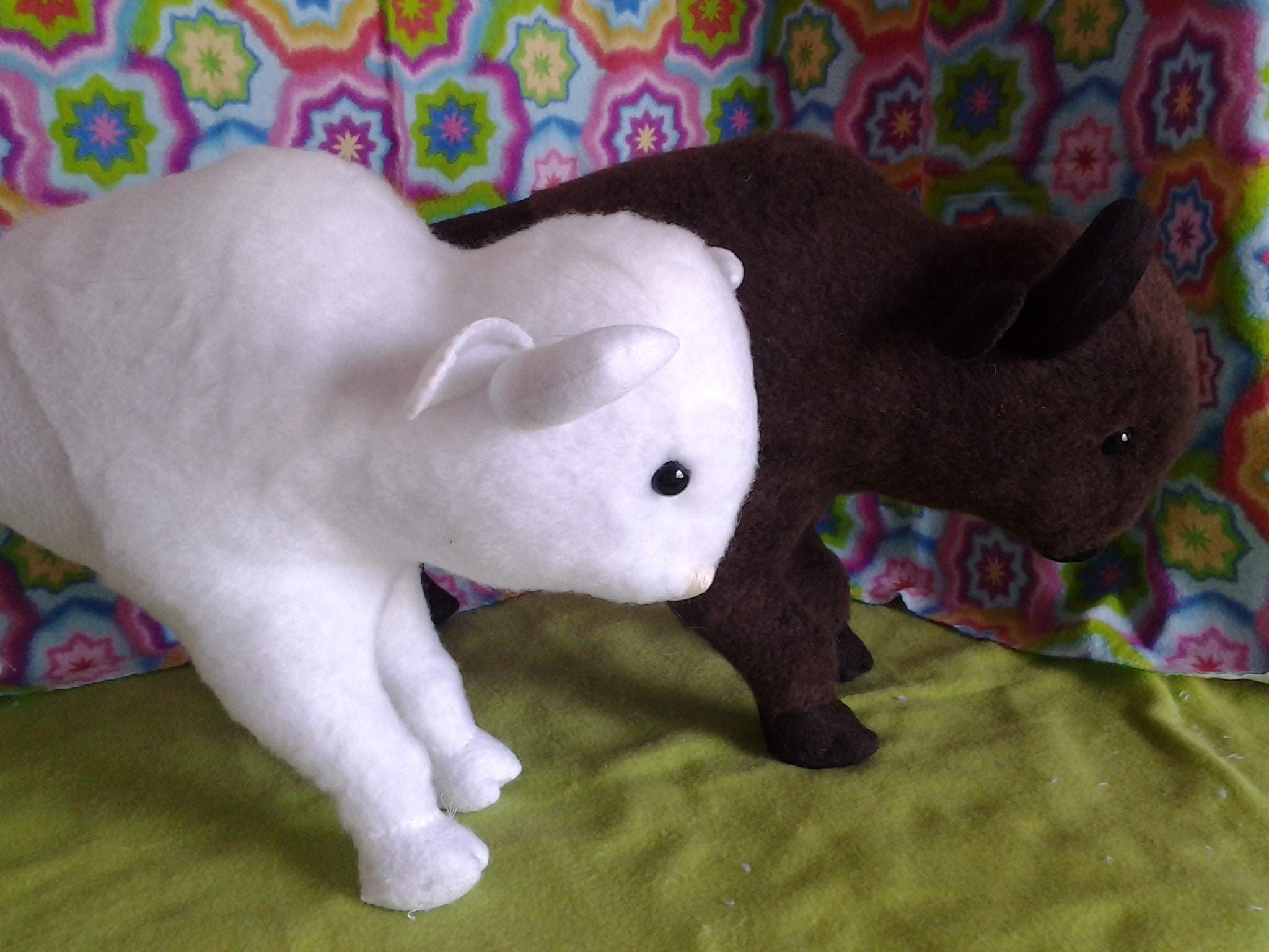 Buffalo American Bison Stuffed Animal Paper Sewing Pattern Etsy.de