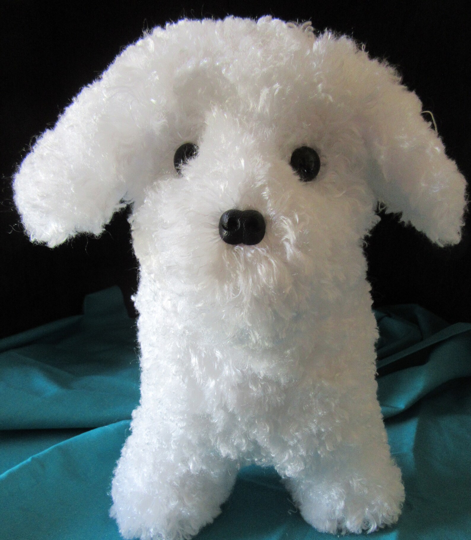 Dog Bichon Frize Toy Puppy Dog Stuffed Animal Toy to Play | Etsy