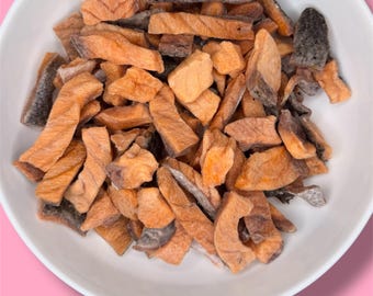 Freeze Dried Salmon Dog & Cat Treats – Single Ingredient, High Protein Training Treat For Picky Eaters Or Meal Topper