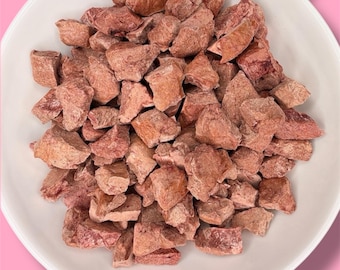 Beef Liver Dog Treats – Freeze Dried Training Organ Treat for Small Medium Large Dogs, Single Ingredient Healthy Dog Cat Food Topper