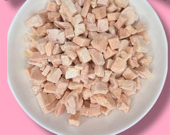 Freeze Dried Chicken Breast Dog Treats – Training Treat for Small Medium Large Dogs and Cats, All Natural Low Fat High Protein Snack