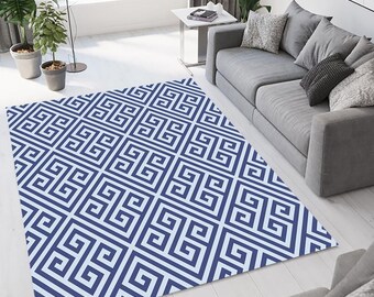 Washable Livingroom Rug, Modern Art Pattern Area Floor Rug