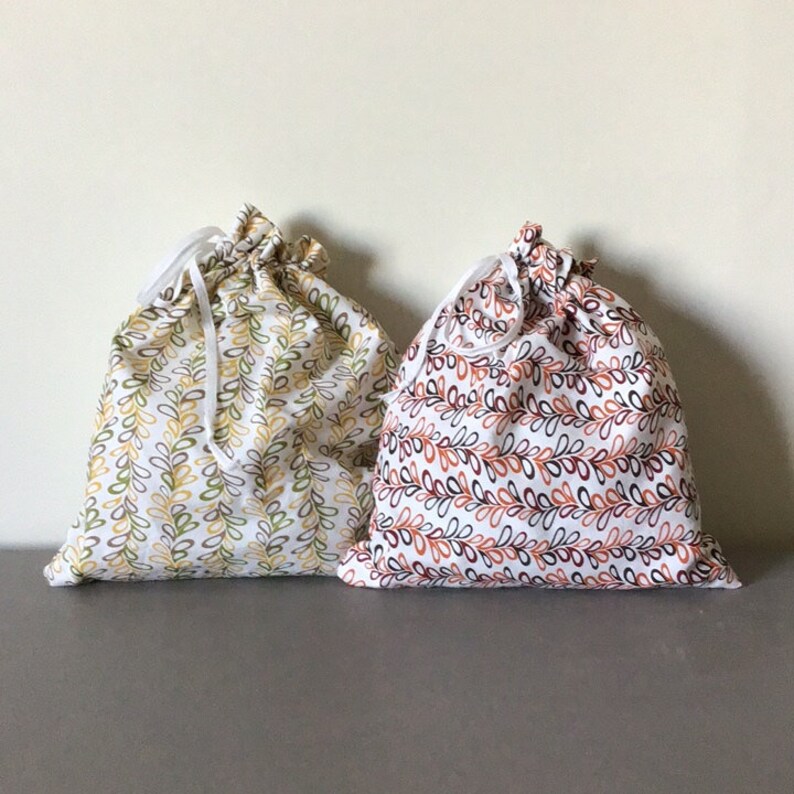 Fabric Gift Bags Large Medium Small Drawstring Bag Kids Etsy Canada