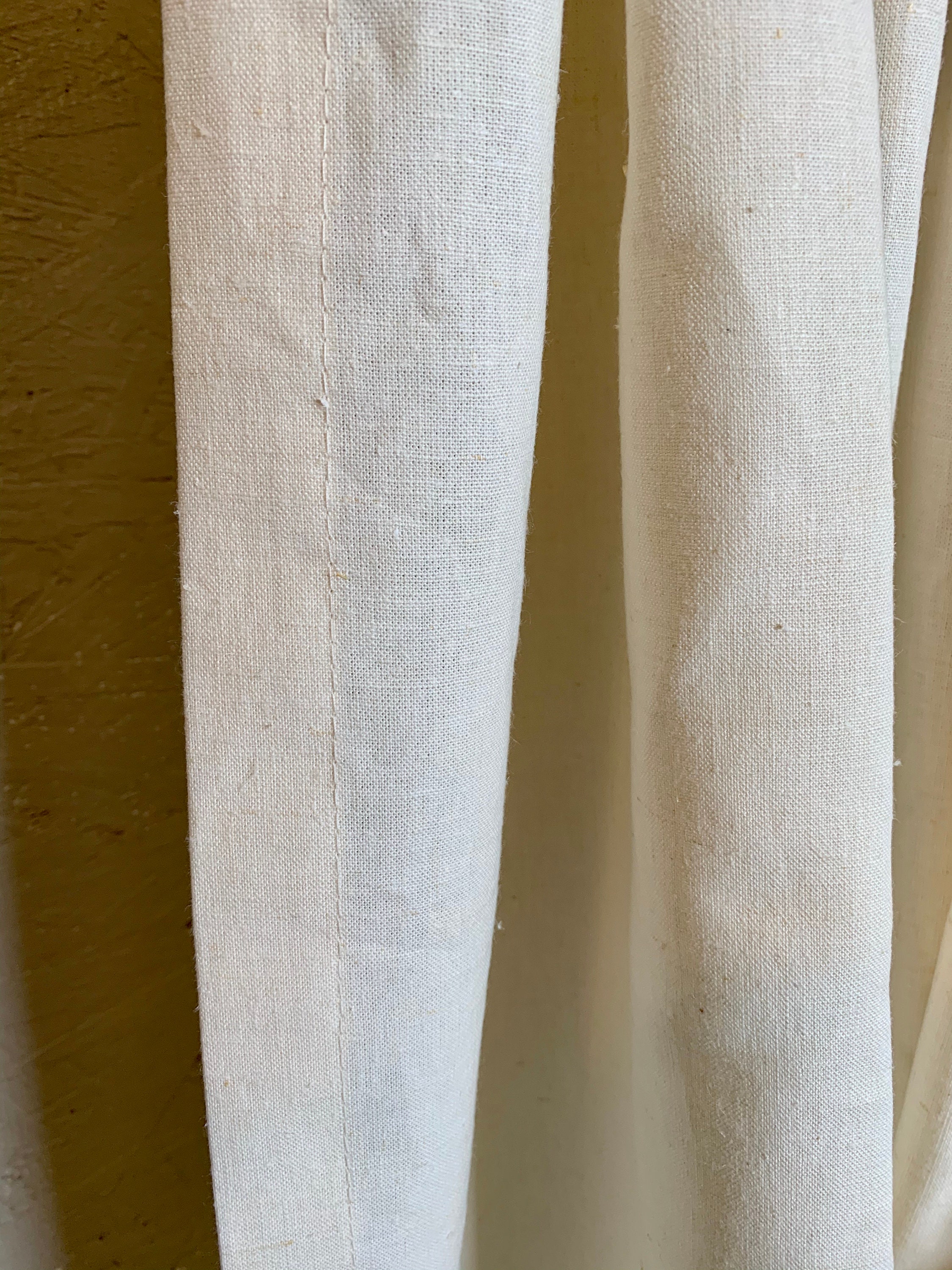 Organic Hemp Curtains Pair Large Curtain Panels 74x110 - Etsy Canada