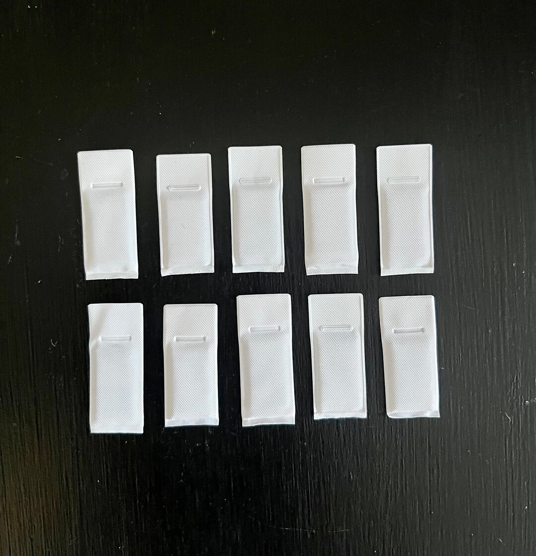 10 Pack Curtain Weights With Tab Lead Free Drapery or Valance Weights Curtain Making Supplies Etsy