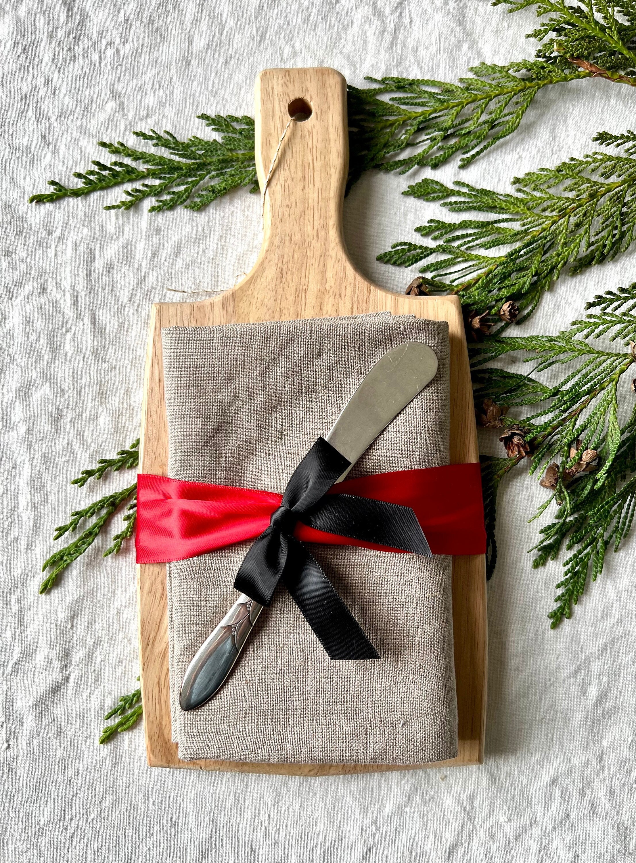 Cutting Board and Joy Tea Towel Set : Karma Gifts - Exit9 Gift Emporium