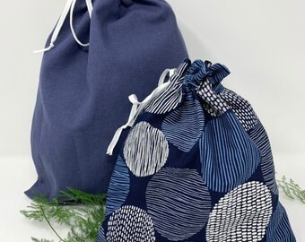 Fabric Gift Bags, Large, Medium, Small, Drawstring Bag, Kids Gift Bags, Linen Gift Bags