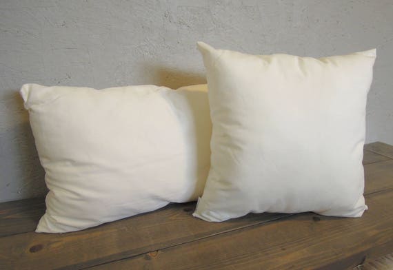 Pillow Forms - Organic Cotton/Cotton Fill