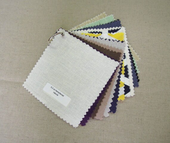 interior designer fabric sample pack nikkidesigns hemp etsy