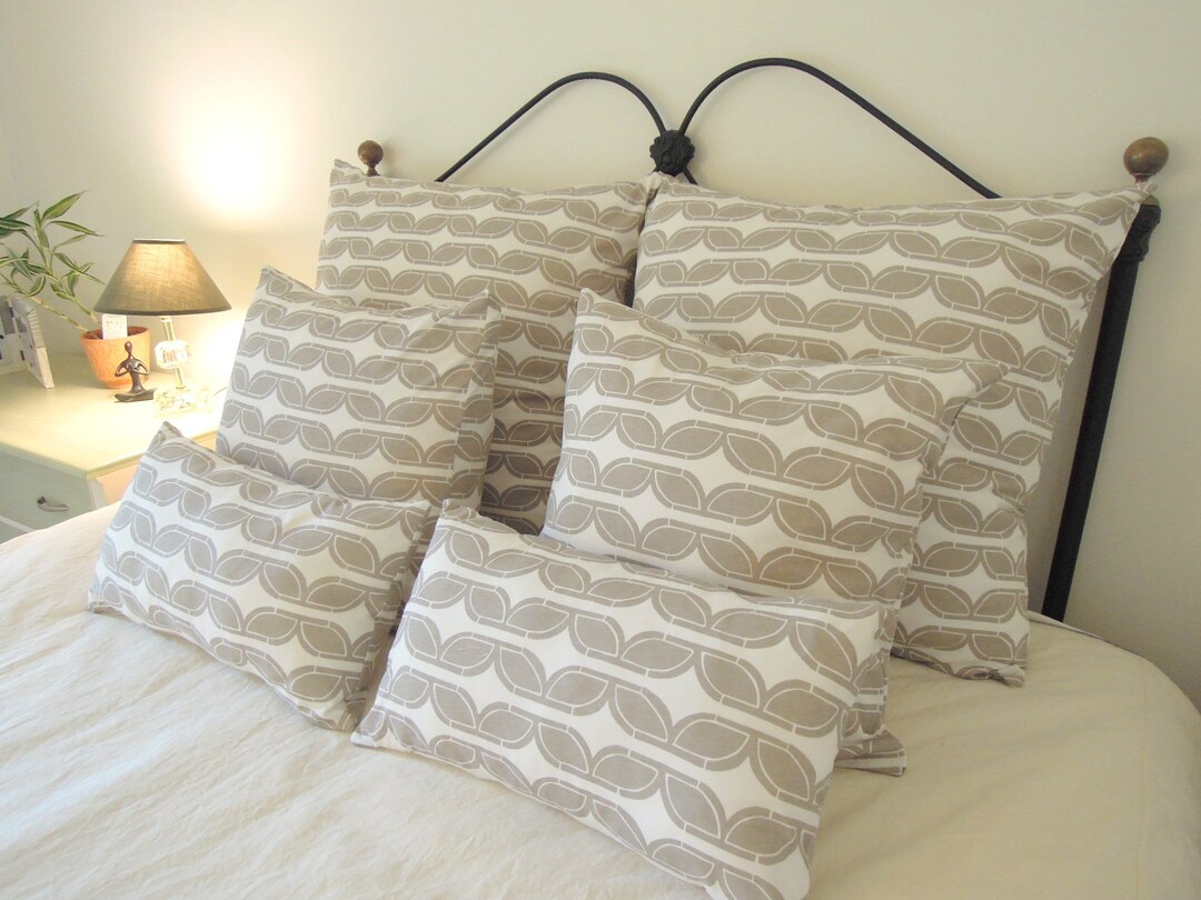 Neutral Organic Cotton Pillow Covers, , Jersey Knit Etsy