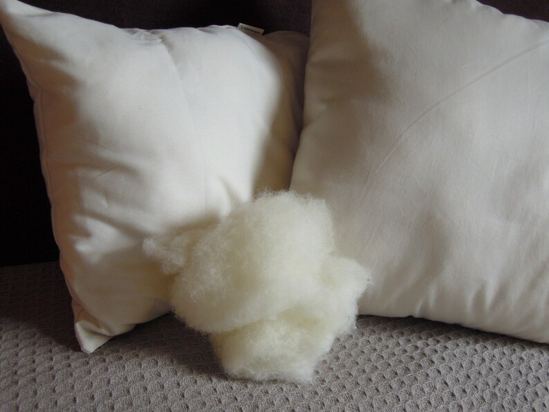 Wool Pillow Inserts Organic Cotton Organic pillow | Etsy