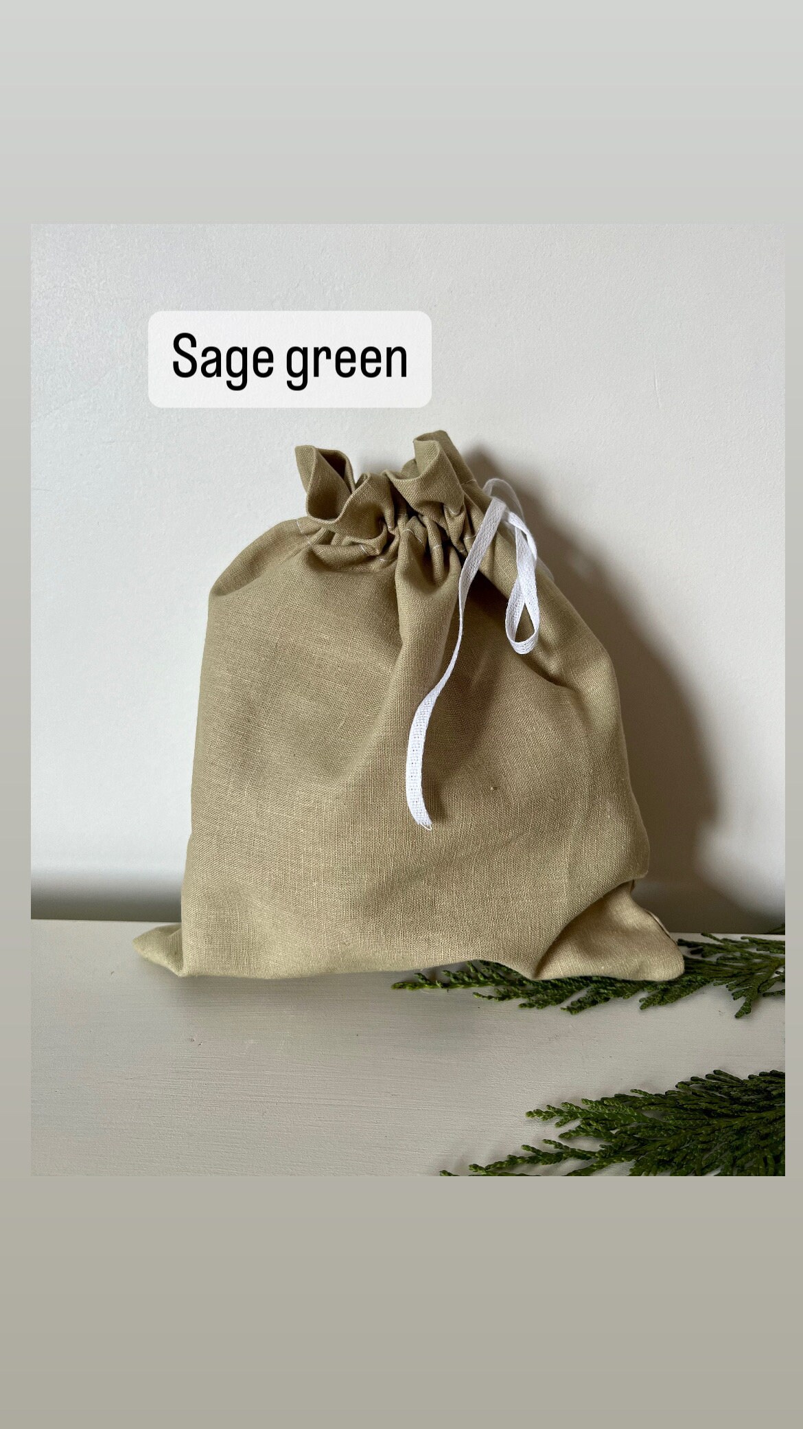 小物 DECi Reversible Lamb Drawstring Bag DECi Reversible Lamb