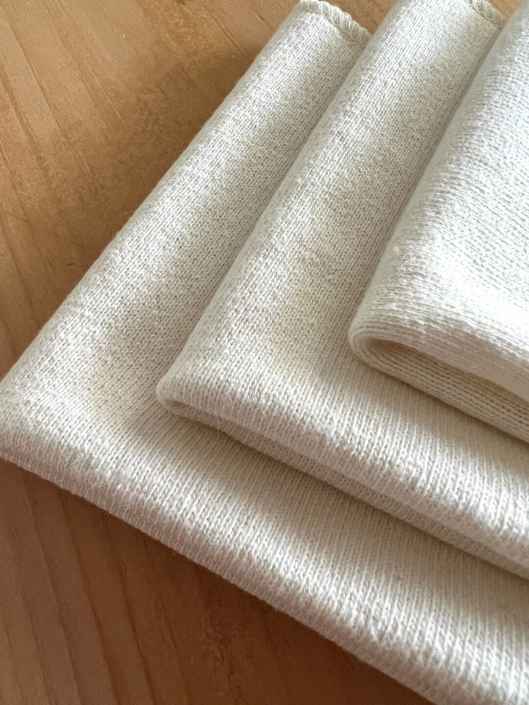 Organic Baby Wash Cloths Set of 3 Organic Cotton Wash Etsy
