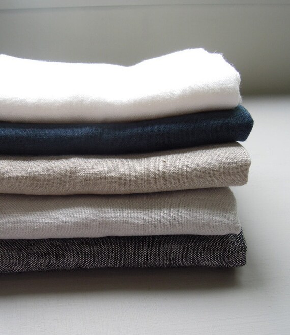 Linen Tea Towel Linen Dish Cloth Linen Towels Kitchen Navy Etsy