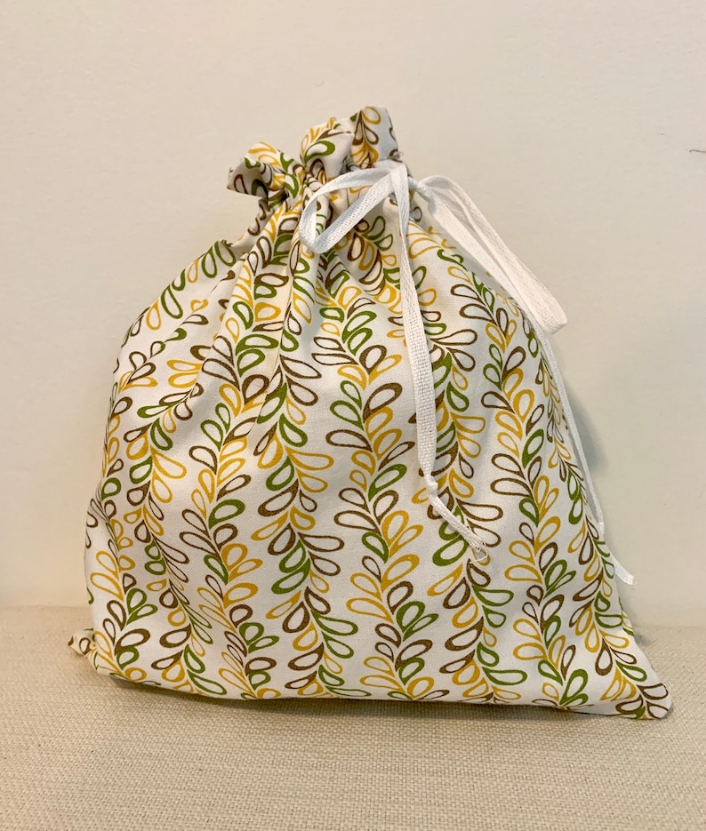 fabric gift bags with drawstring