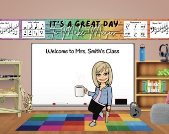 Banner muziekklas "It's a Great Day"