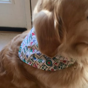 MahJong Mah Jongg Dog Bandana