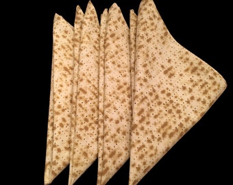 Passover fabric napkins Matzah Pesach