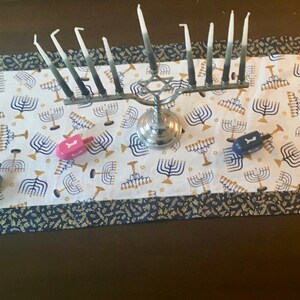Chanukah HanukkahTable Runner Reversible