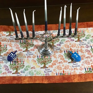 Chanukah Hanukkah Table Runner