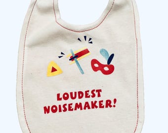 Purim bib costume for baby Humor reversible