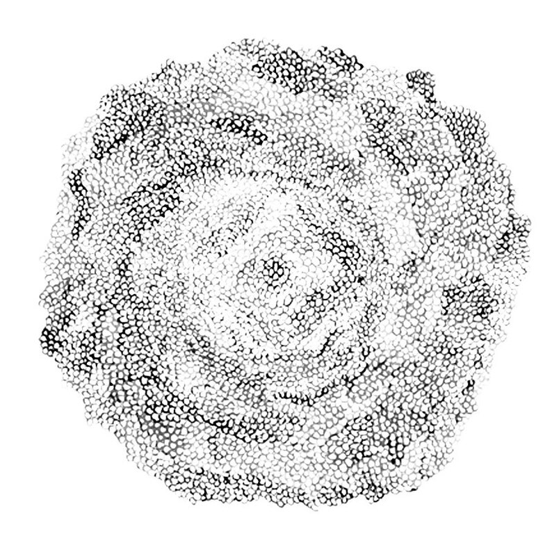 Adult Coloring Page Dots Really Tiny Dots Coloring Page - Etsy