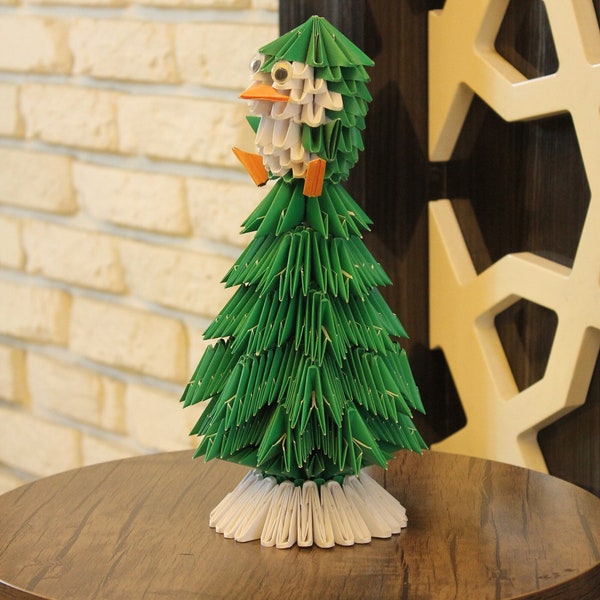 pine tree 3d origami