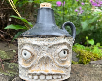 Gulmur, a Skull Tin Head Jug OOAK