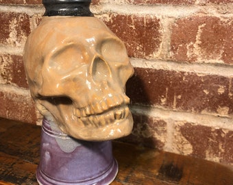 Skull Vase OOAK Sale