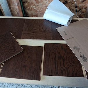 Parquet Wood Floor Tiles: Prefinished DIY Project Squares - Made in USA