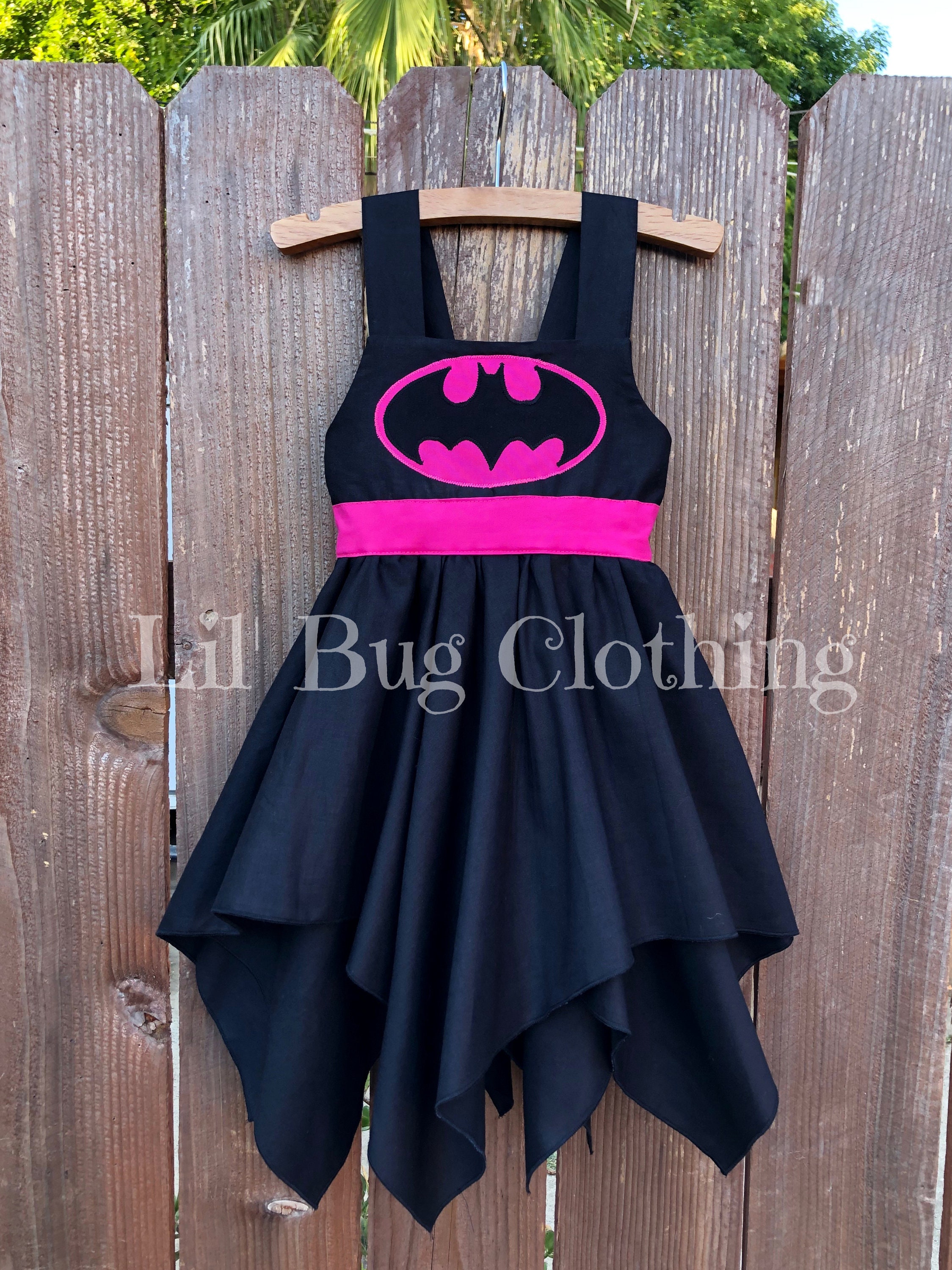Batgirl Costume Hot Pink & Black Batgirl Costume Halloween Etsy
