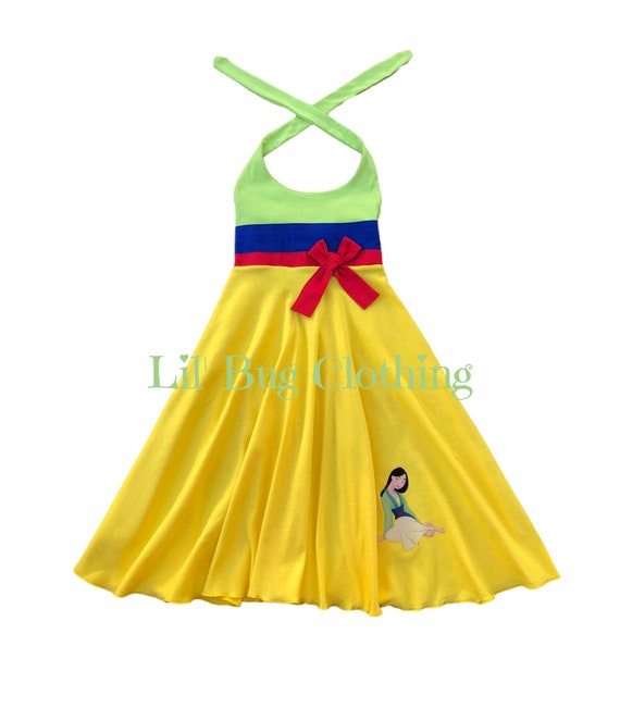 Mulan Dress Mulan Costume Comfy Knit Dress Mulan Girl Etsy