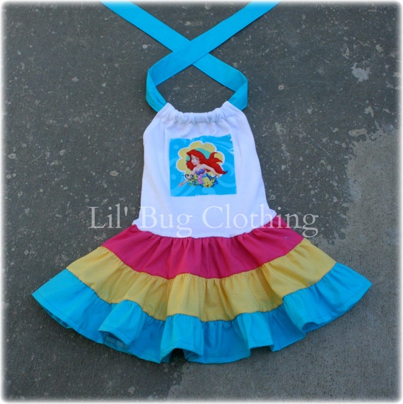 little mermaid girl dress