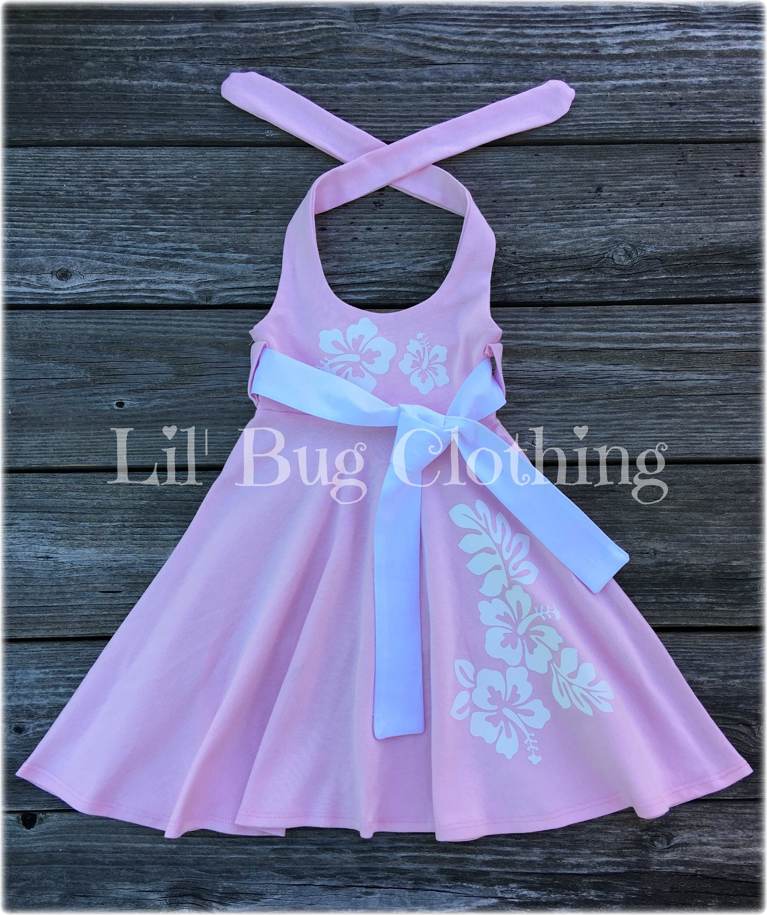 girls luau dress